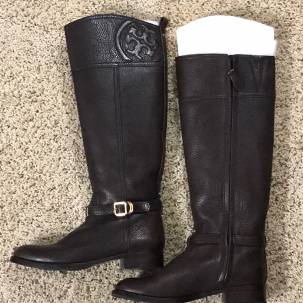 Like new Tory Burch Dark Brown Riding Boots SZ 7